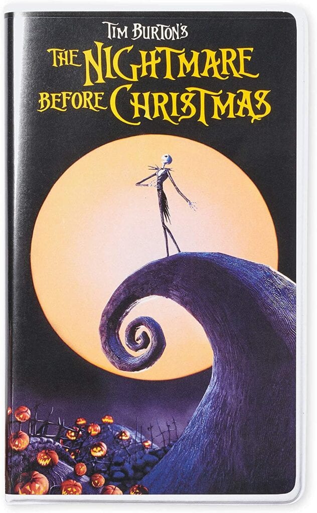 The Nightmare Before Christmas Disney VHS Notebook Journals