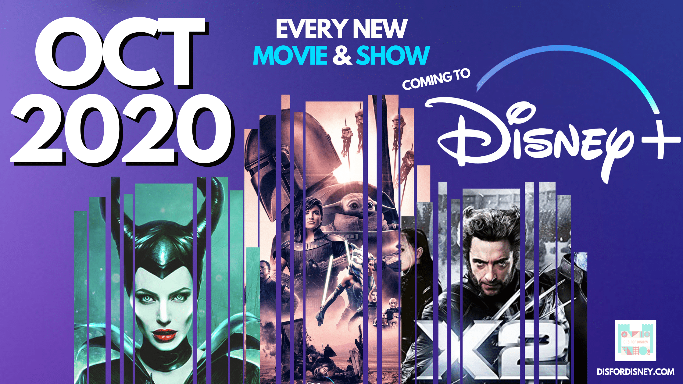 Every New Movie & Show Coming to Disney Plus | October 2020