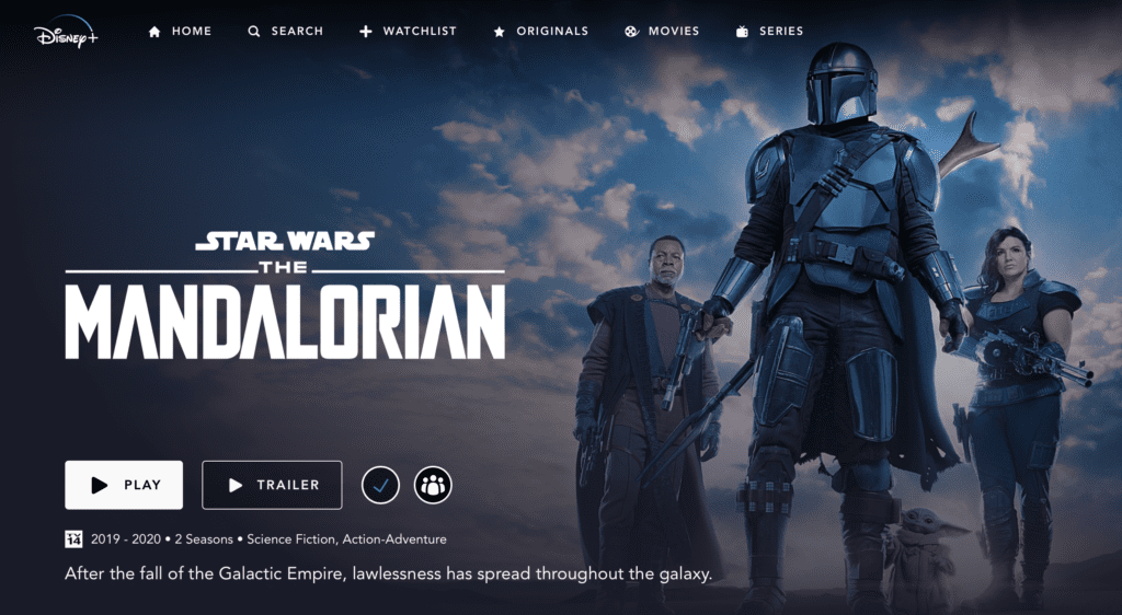 The Mandalorian, Season 2 Banner [Source: Disney Plus]