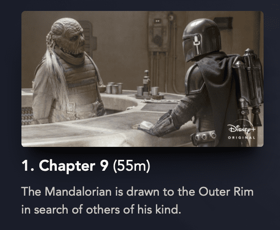 The Mandalorian, Season 2, Chapter 1 [Source: Disney Plus]