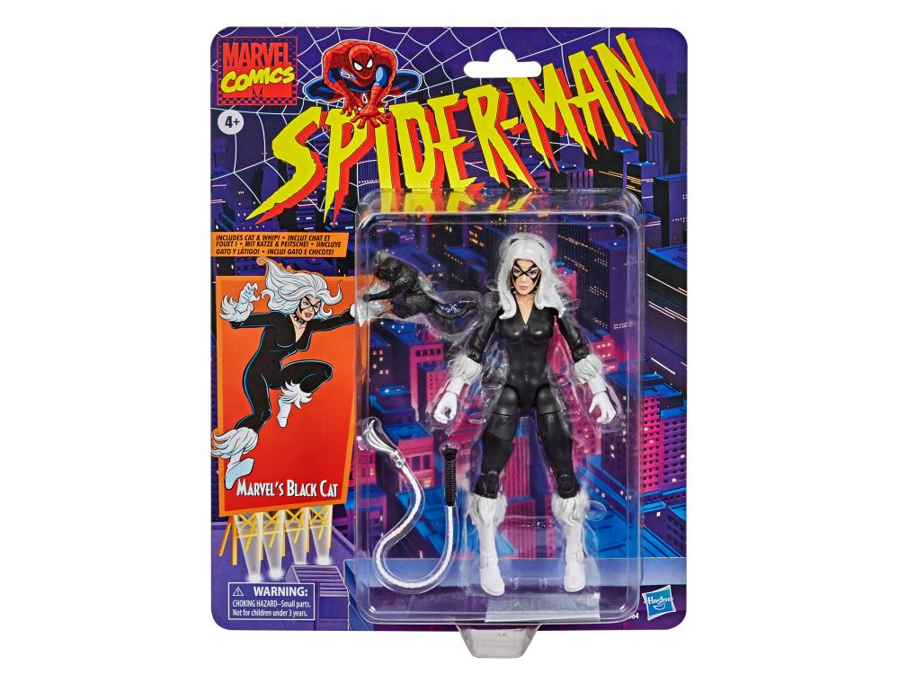 Marvel Legends Black Cat | Spider-Man Retro Collection [Source: Hasbro]