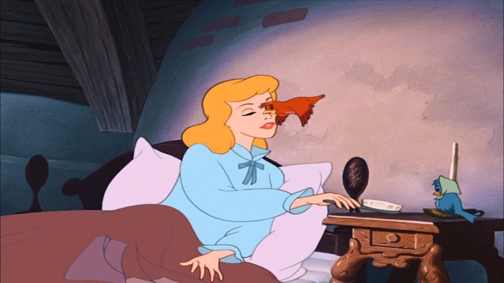 Cinderella Singing "A Dream Is a Wish Your Heart Makes" [Source: Disney]