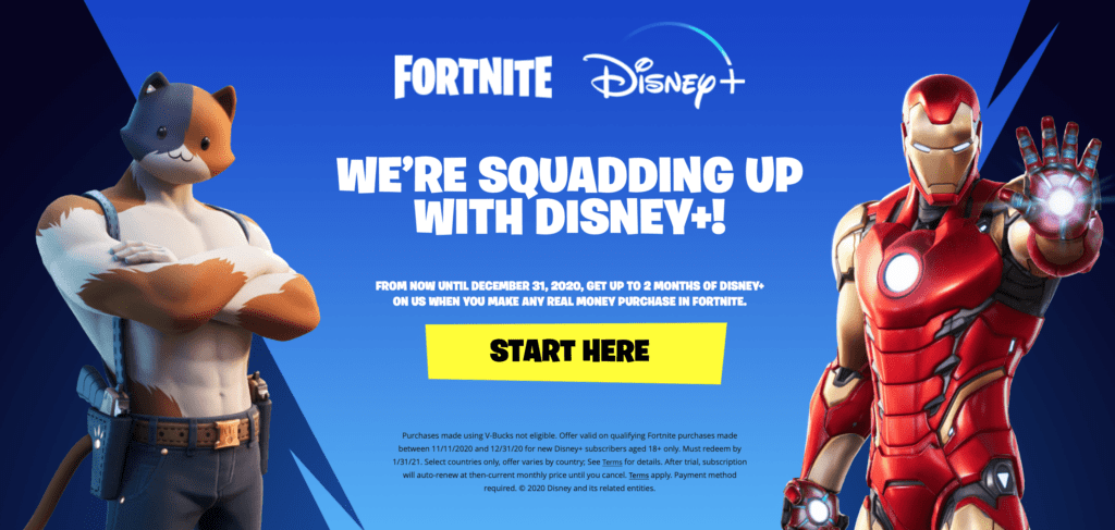 Fortnite/DisneyPlus [Source: Fortnite.com/DisneyPlus]