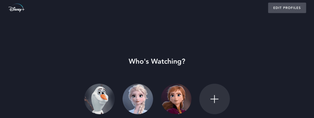 DisneyPlus.com Login Who's Watching?