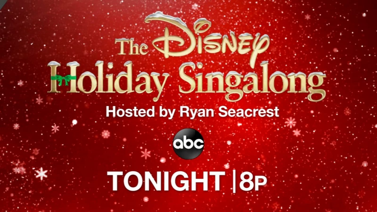 Disney Holiday Sing Along 2020 on ABC