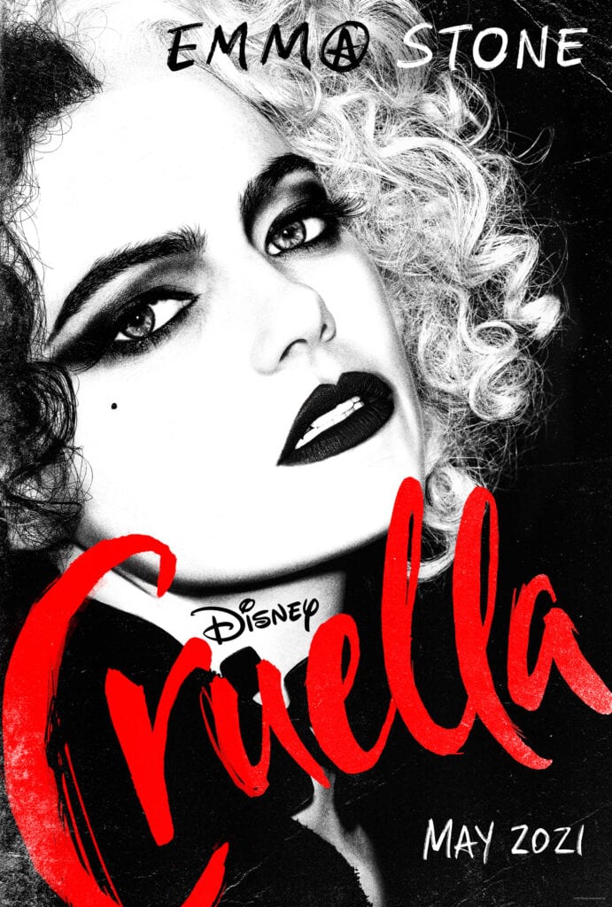 Disney Cruella Movie Poster Coming Out May 2021 [Source: Disney]