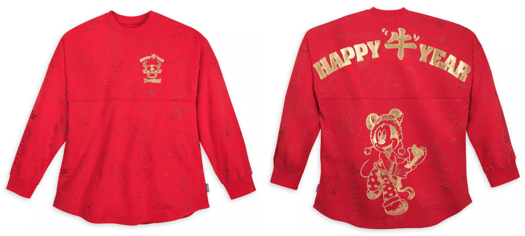 Mickey Mouse Disneyland Spirit Jersey for Adults – Lunar New Year 2021 [Source: Shop Disney]