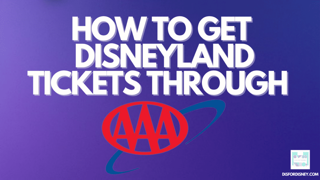 How to Get AAA Disneyland Tickets WITHOUT Waiting (NO QUEUE) D Is For