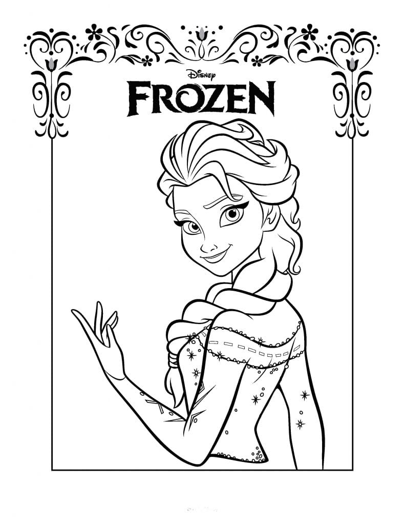 frozen images com coloring pages