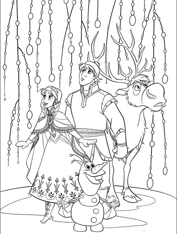 elsa and olaf coloring pages jpg