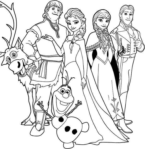 disneys frozen printable coloring pages