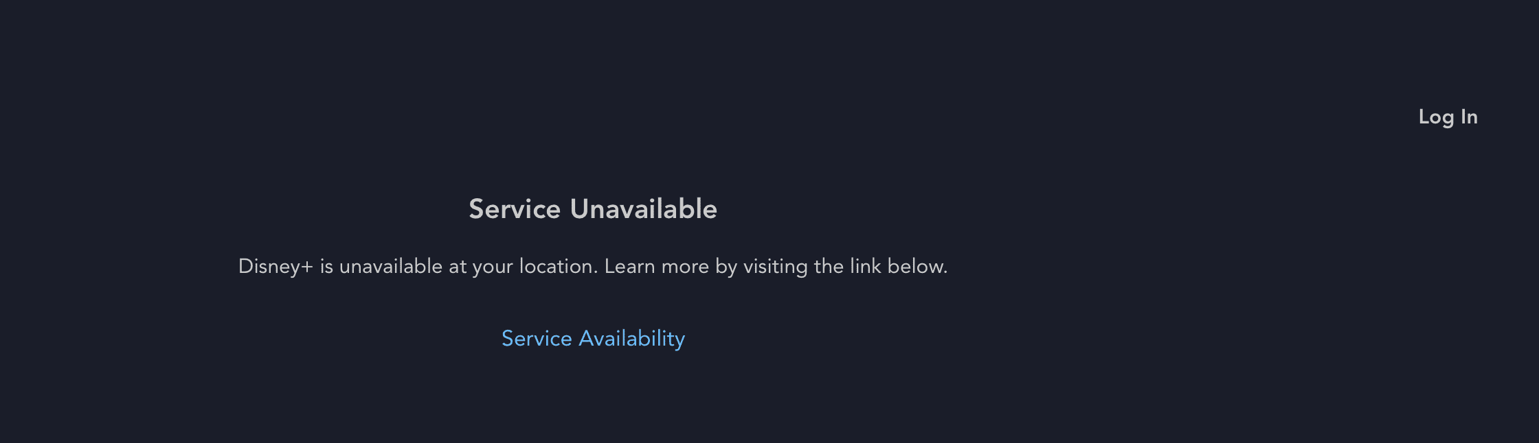 How to Fix Disney Plus Is Unavailable in Your Region (Disney+ Error Codes) [Source: Screenshot via Disney+]