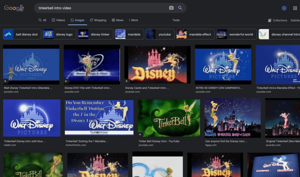Google Image Search for "Tinkerbell Intro Video" Reveals a LOT of Theories [Source: Google Images]
