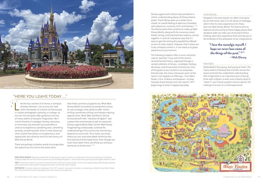 A Portrait of Walt Disney World: 50 Years of The Most Magical Place on Earth [Source: Disney Books / D23]