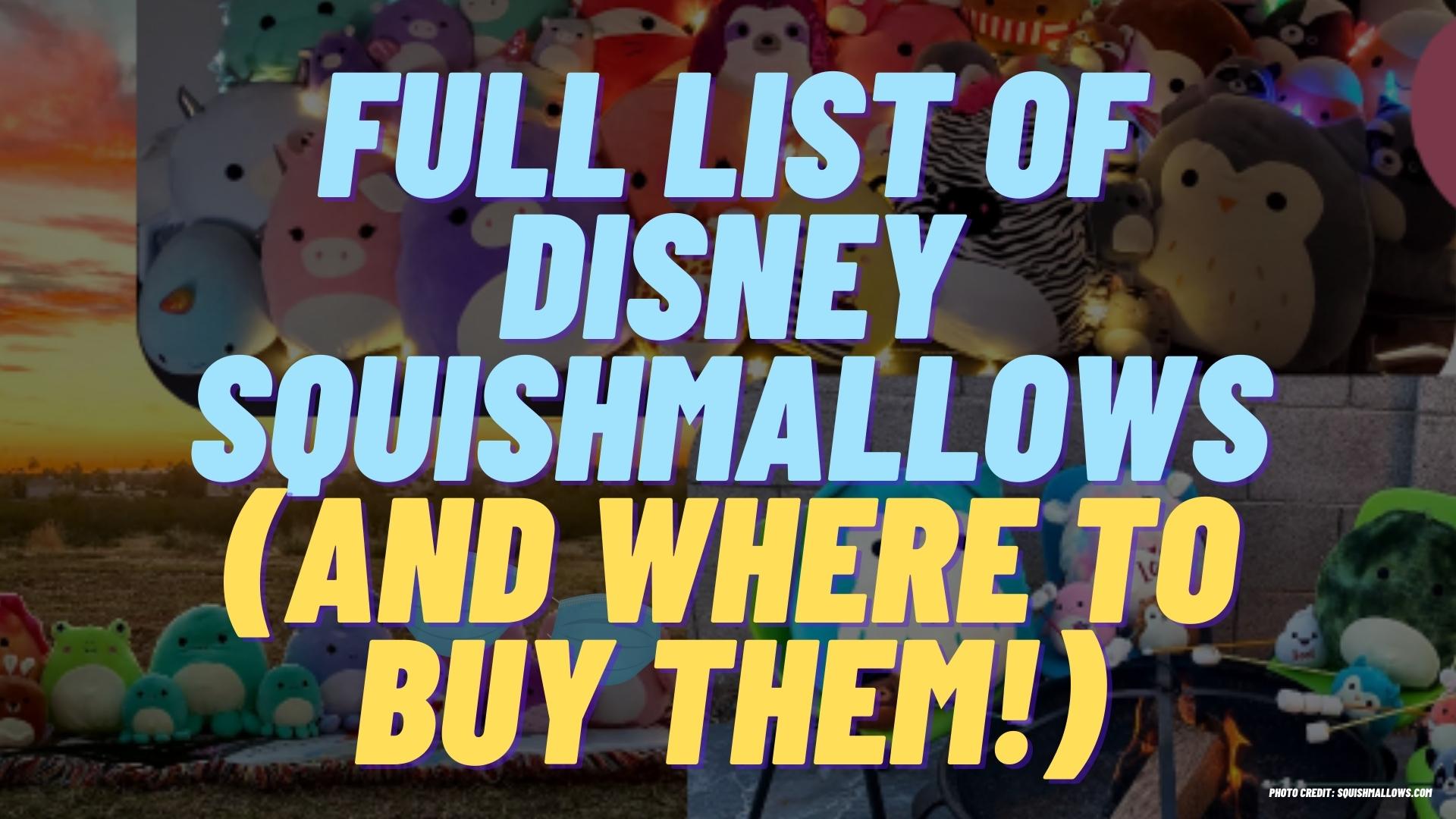 Where to Buy ALL the Disney Squishmallows Right Now (Mickey, Dug, Russell, & More!)