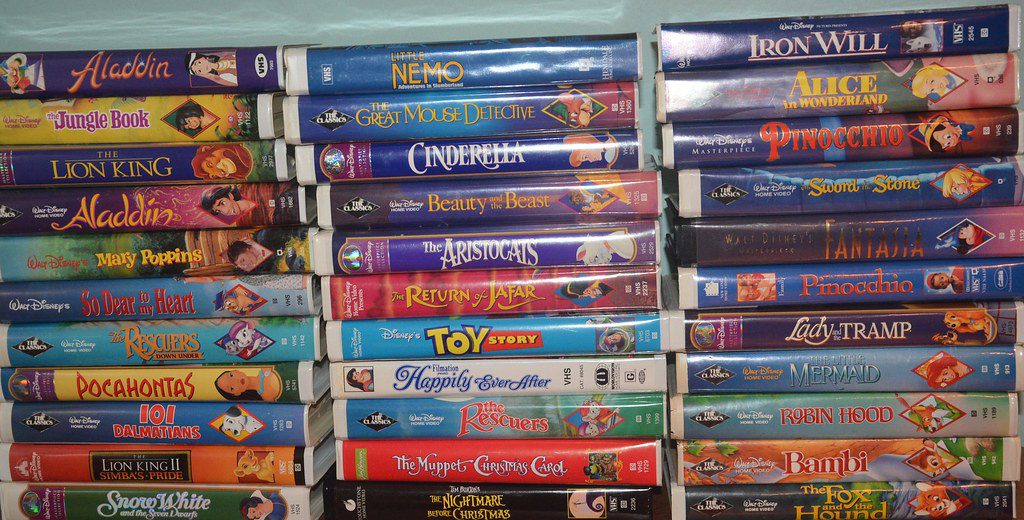 What To Do With Old Disney VHS Tapes [Source: Lain on Flickr] 