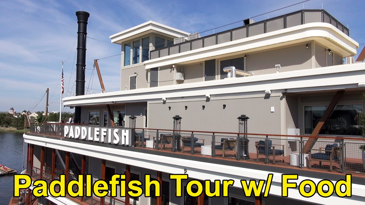 Paddlefish Disney Springs Offers Seafood Feast on a Steamboat